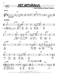 Act Naturally [Jazz version] von The Beatles (Download) 