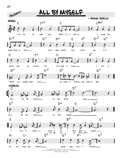 All By Myself von Irving Berlin (Download) 