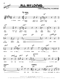 All My Loving [Jazz version] von The Beatles (Download) 