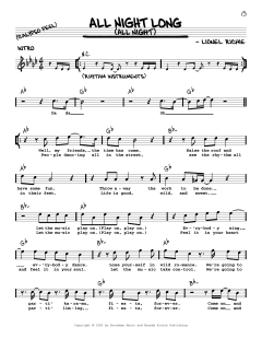 All Night Long von Lionel Richie (Download) 