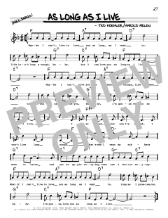 As Long As I Live von Jack Teagarden (Download) 