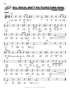 Bill Bailey, Won't You Please Come Home von Hughie Cannon (Download) 