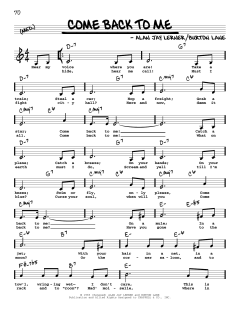 Come Back To Me von Shirley Horn (Download) 