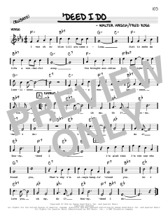 'Deed I Do von Walter Hirsch (Download) 