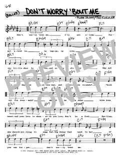 Don't Worry 'Bout Me von Frank Sinatra (Download) 
