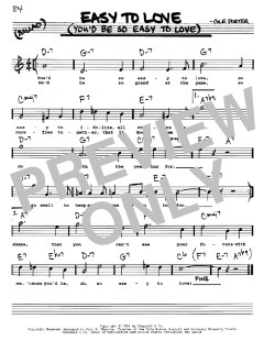 Easy To Love von Cole Porter (Download) 
