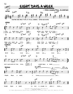 Eight Days A Week [Jazz version] von The Beatles (Download) 