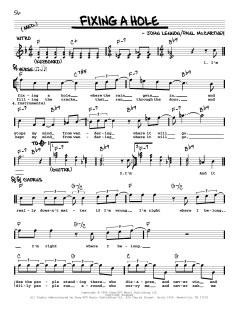 Fixing A Hole [Jazz version] von The Beatles (Download) 