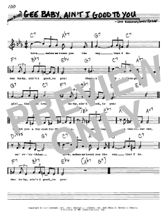 Gee Baby, Ain't I Good To You von Don Redman (Download) 