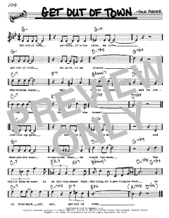 Get Out Of Town von Cole Porter (Download) 