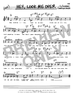 Hey, Look Me Over von Cy Coleman (Download) 