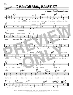 I Can Dream, Can't I? von Sammy Fain (Download) 