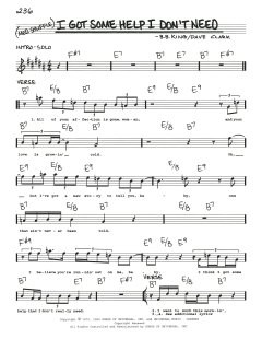 I Got Some Help I Don't Need von B.B. King (Download) 