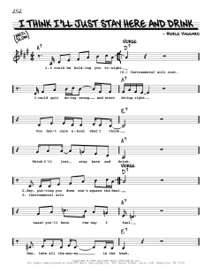 I Think I'll Just Stay Here And Drink von Merle Haggard (Download) 