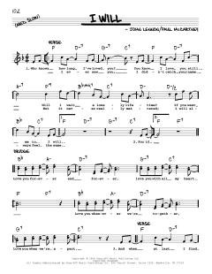 I Will [Jazz version] von The Beatles (Download) 