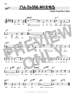 I'll Close My Eyes von Billy Reid (Download) 