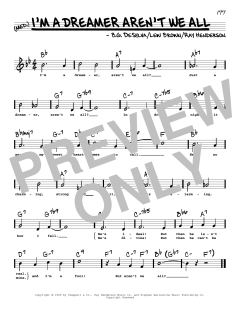 I'm A Dreamer Aren't We All von Bobby Sherwood (Download) 