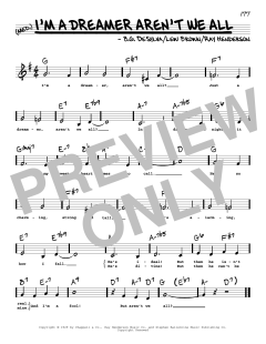 I'm A Dreamer Aren't We All von Bobby Sherwood (Download) 
