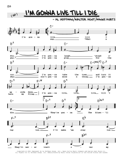 I'm Gonna Live Till I Die von Al Hoffman (Download) 