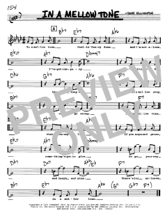 In A Mellow Tone von Duke Ellington (Download) 