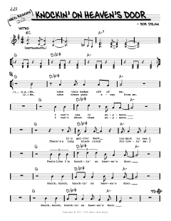 Knockin' On Heaven's Door von Bob Dylan (Download) 