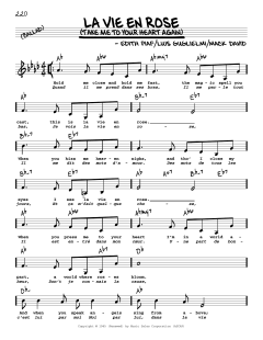 La Vie En Rose von Édith Piaf (Download) 