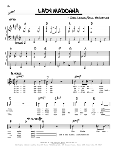 Lady Madonna [Jazz version] von The Beatles (Download) 