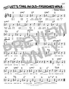 Let's Take An Old-Fashioned Walk (Download) 
