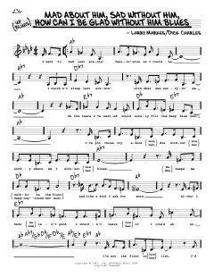 Mad About Him, Sad Without Him, How Can I Be Glad Without Him Blues von Dick Hyman (Download) 