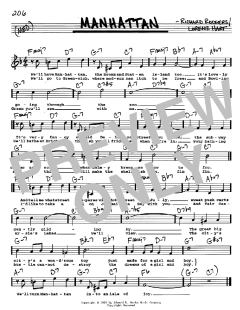Manhattan von Richard Rodgers (Download) 