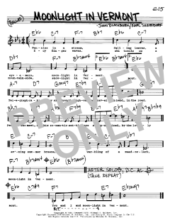 Moonlight In Vermont von Karl Suessdorf (Download) 