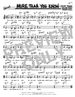 More Than You Know von Helen Morgan (Download) 