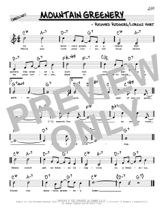 Mountain Greenery von Richard Rodgers (Download) 