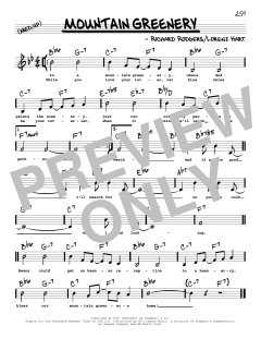 Mountain Greenery von Richard Rodgers (Download) 