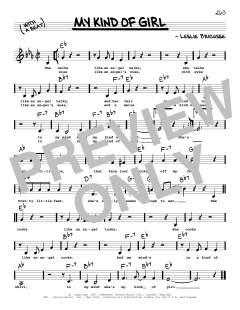 My Kind Of Girl von Leslie Bricusse (Download) 