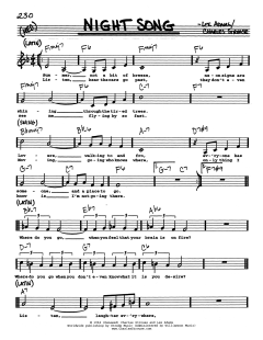 Night Song von Lee Adams (Download) 