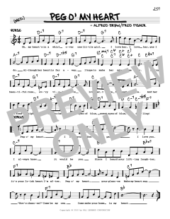 Peg O' My Heart von Fred Fisher (Download) 