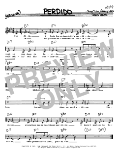 Perdido von Duke Ellington (Download) 