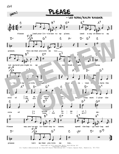 Please von Ralph Rainger (Download) 