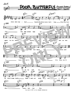 Poor Butterfly von Raymond Hubbell (Download) 