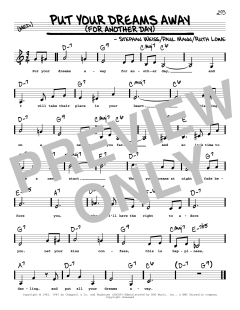 Put Your Dreams Away von Frank Sinatra (Download) 