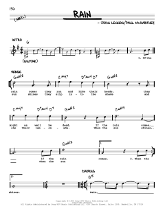 Rain [Jazz version] von The Beatles (Download) 