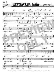 September Song von Kurt Weill (Download) 