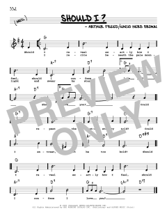 Should I? von Frank Sinatra (Download) 