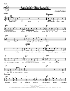 Singing The Blues von Guy Mitchell (Download) 
