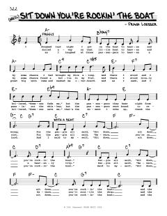 Sit Down You're Rockin' The Boat (Download) 