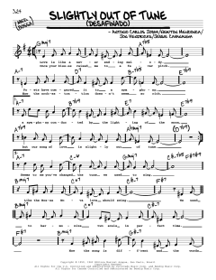 Slightly Out Of Tune von Antonio Carlos Jobim (Download) 