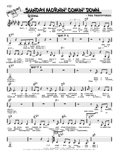 Sunday Mornin' Comin' Down von Johnny Cash (Download) 
