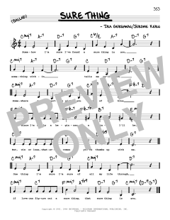 Sure Thing von Ira Gershwin (Download) 