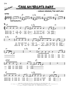 Take My Breath Away von Berlin (Download) 